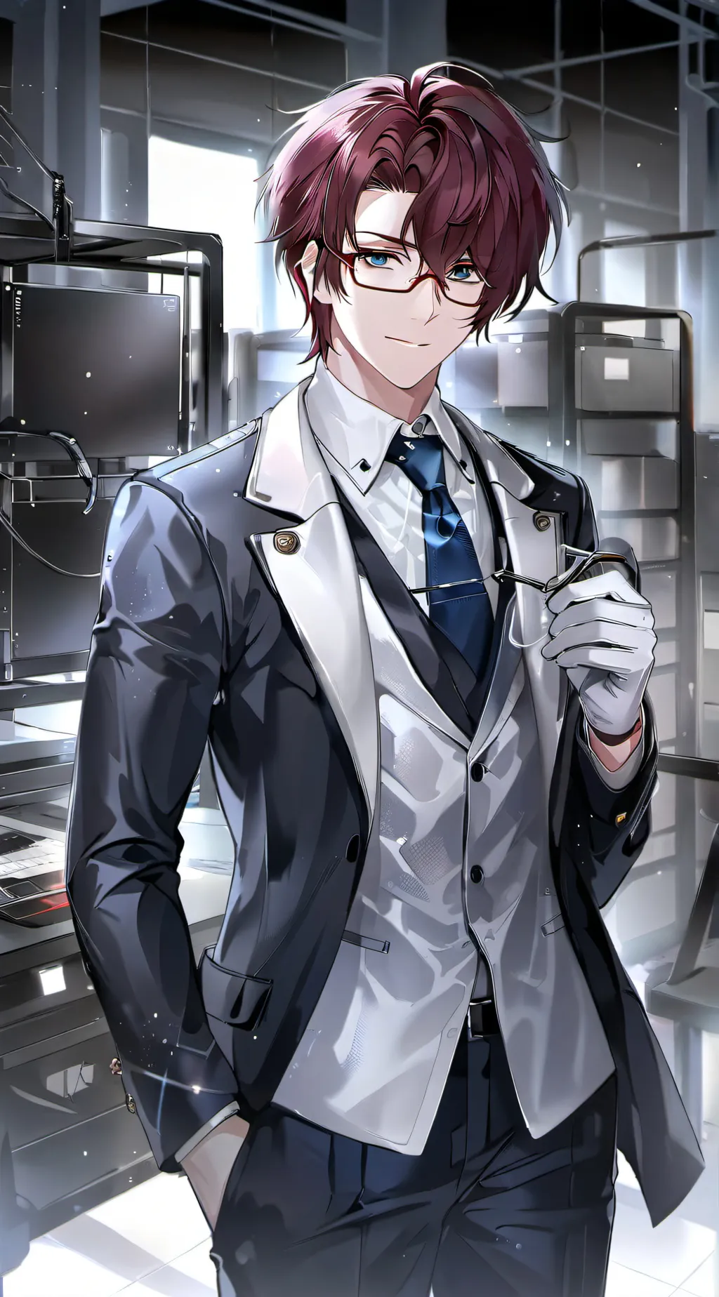 ai character: Lab for kenetics background