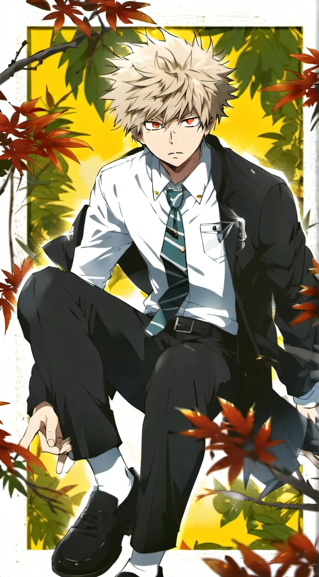 ai character: Bakugo Goo Attack background