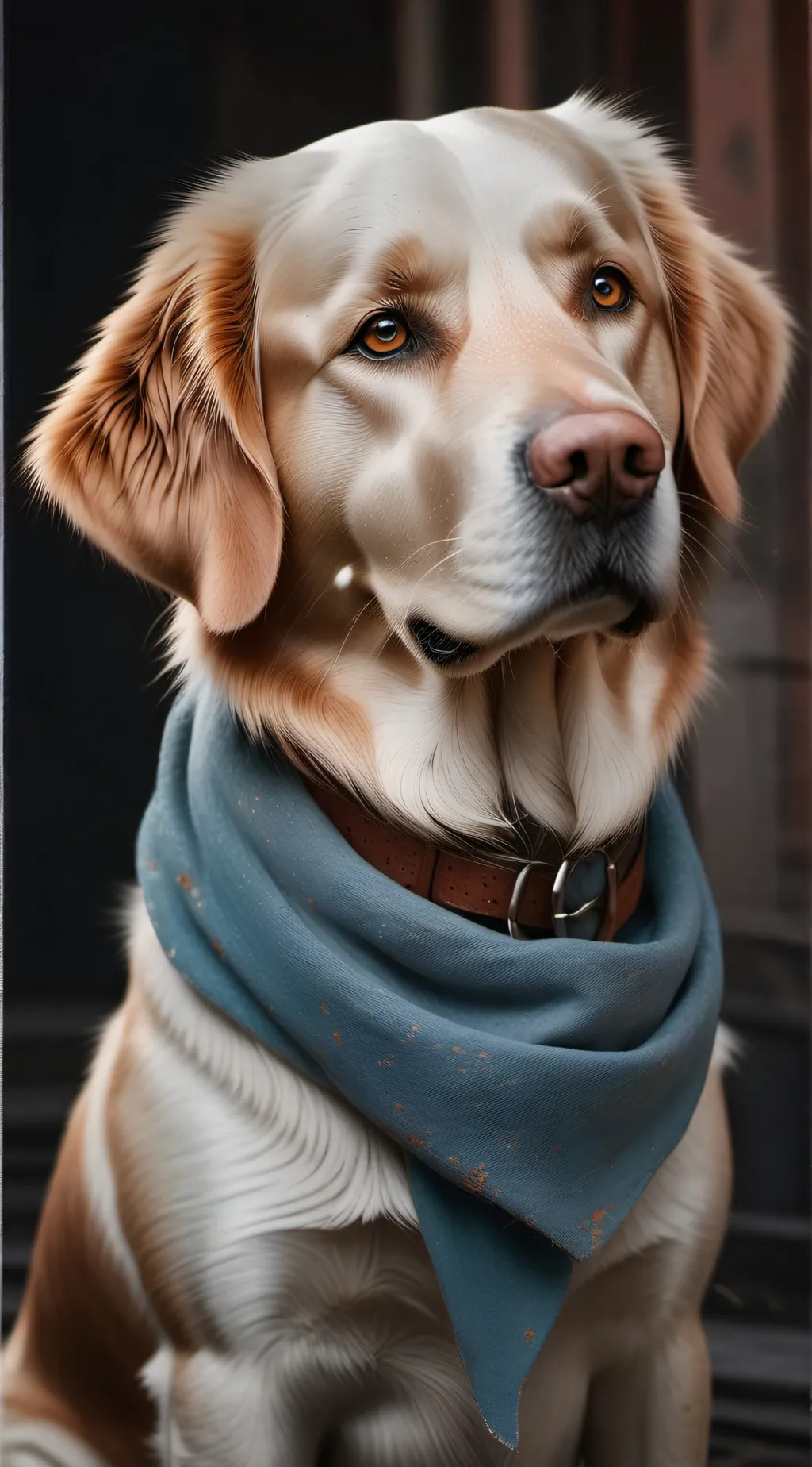 ai character: dog background