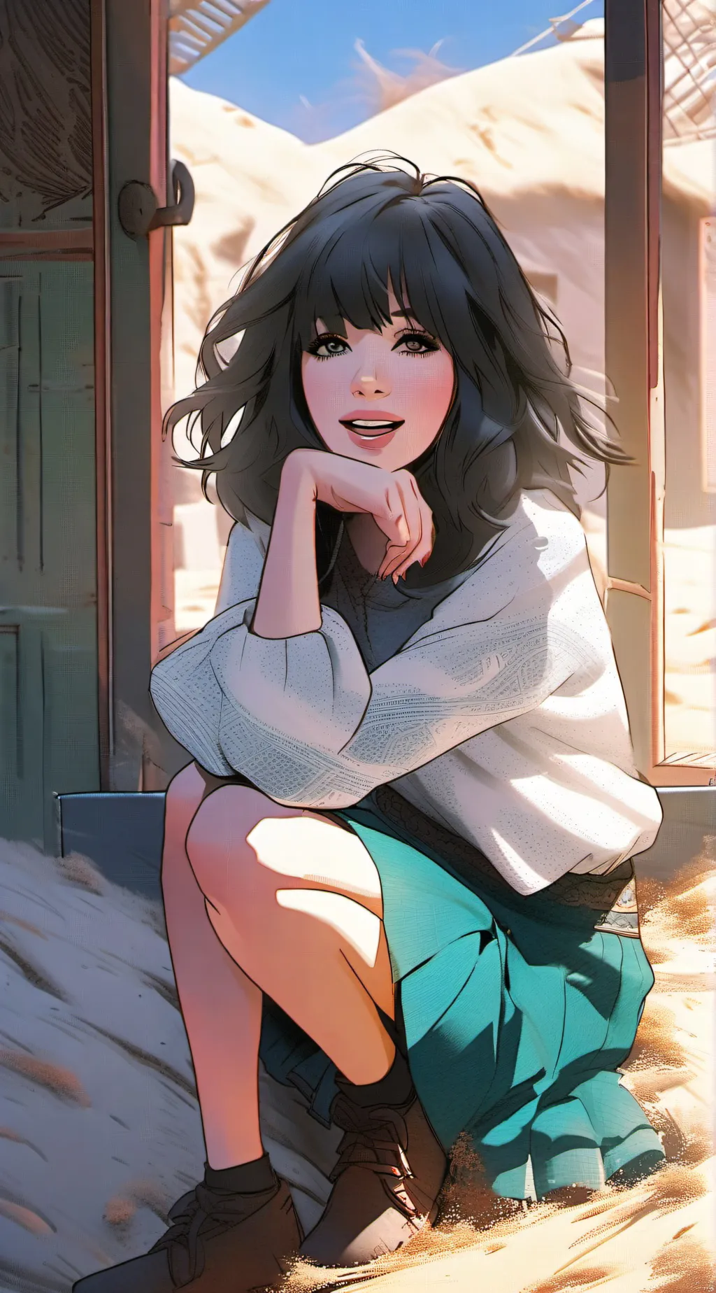 ai character: Kidnapped Carly background