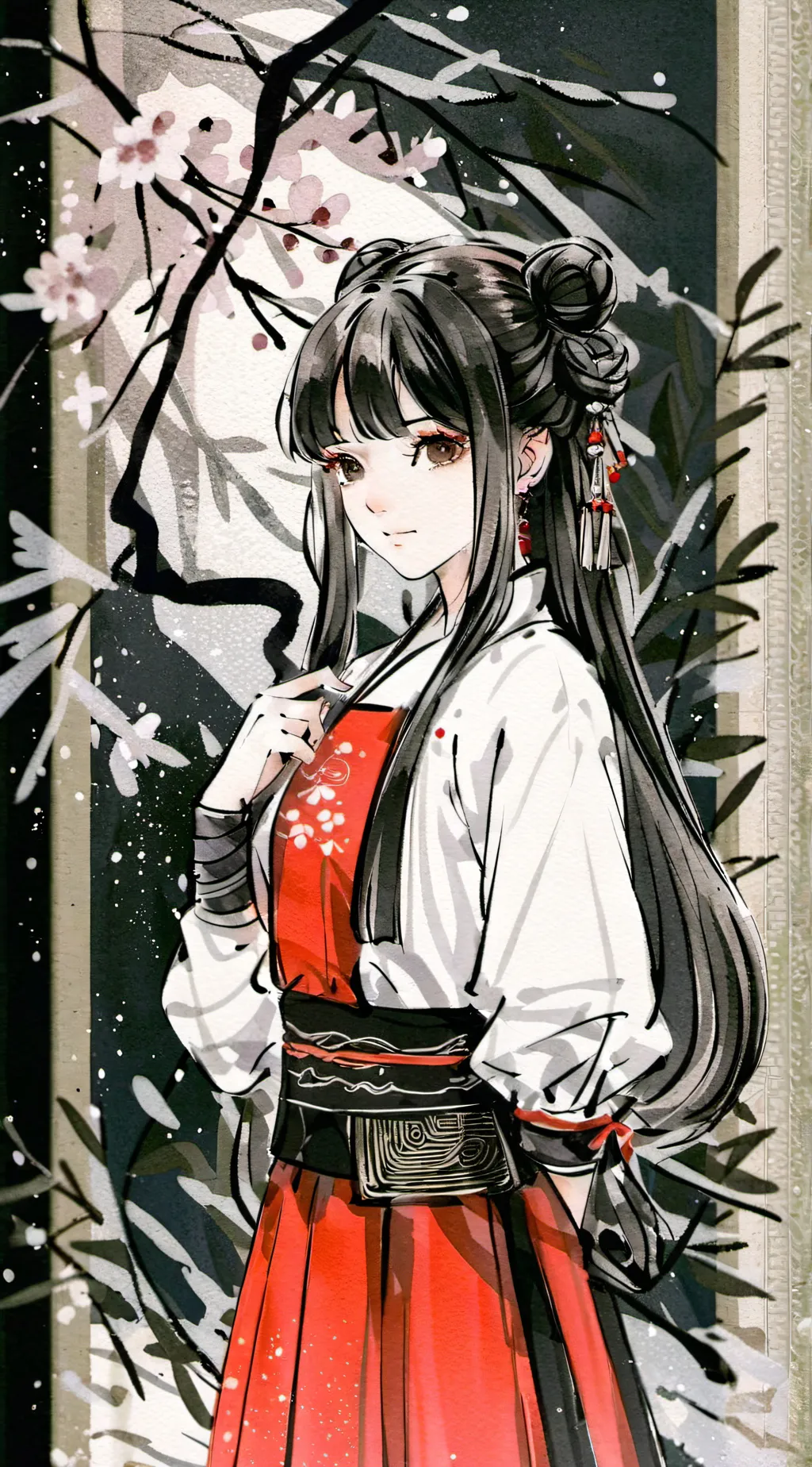 ai character: Pucca background