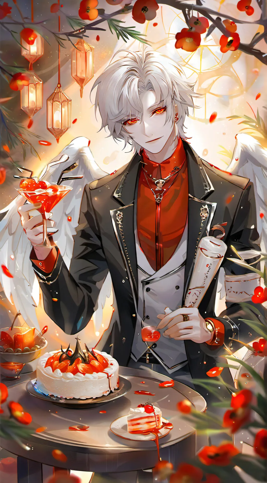ai character: Angel background