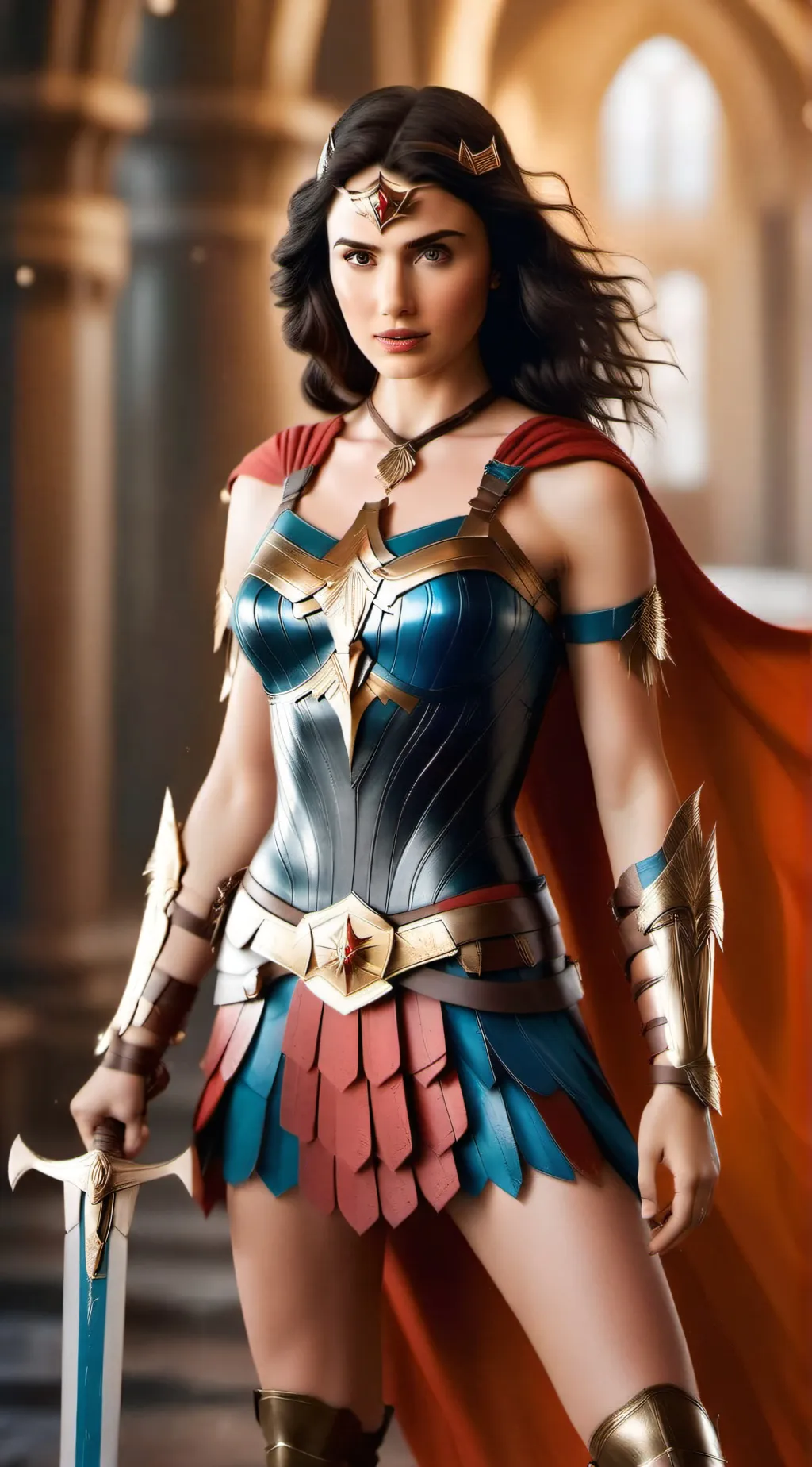 ai character: Diana prince background