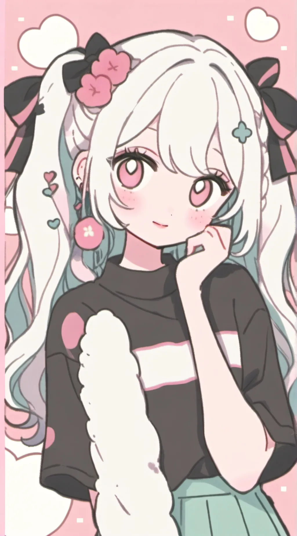 ai character: kiss background