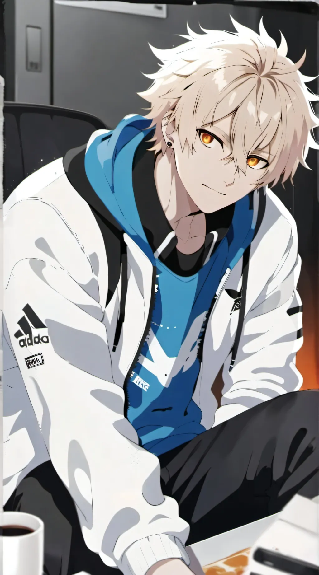 ai character: Katsuki bakugo background
