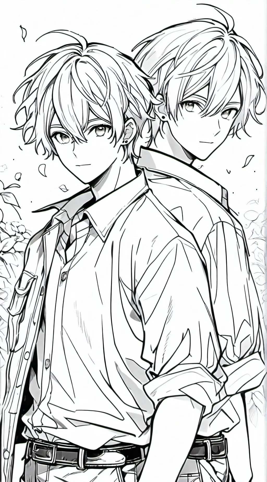 ai character: caio e luke background