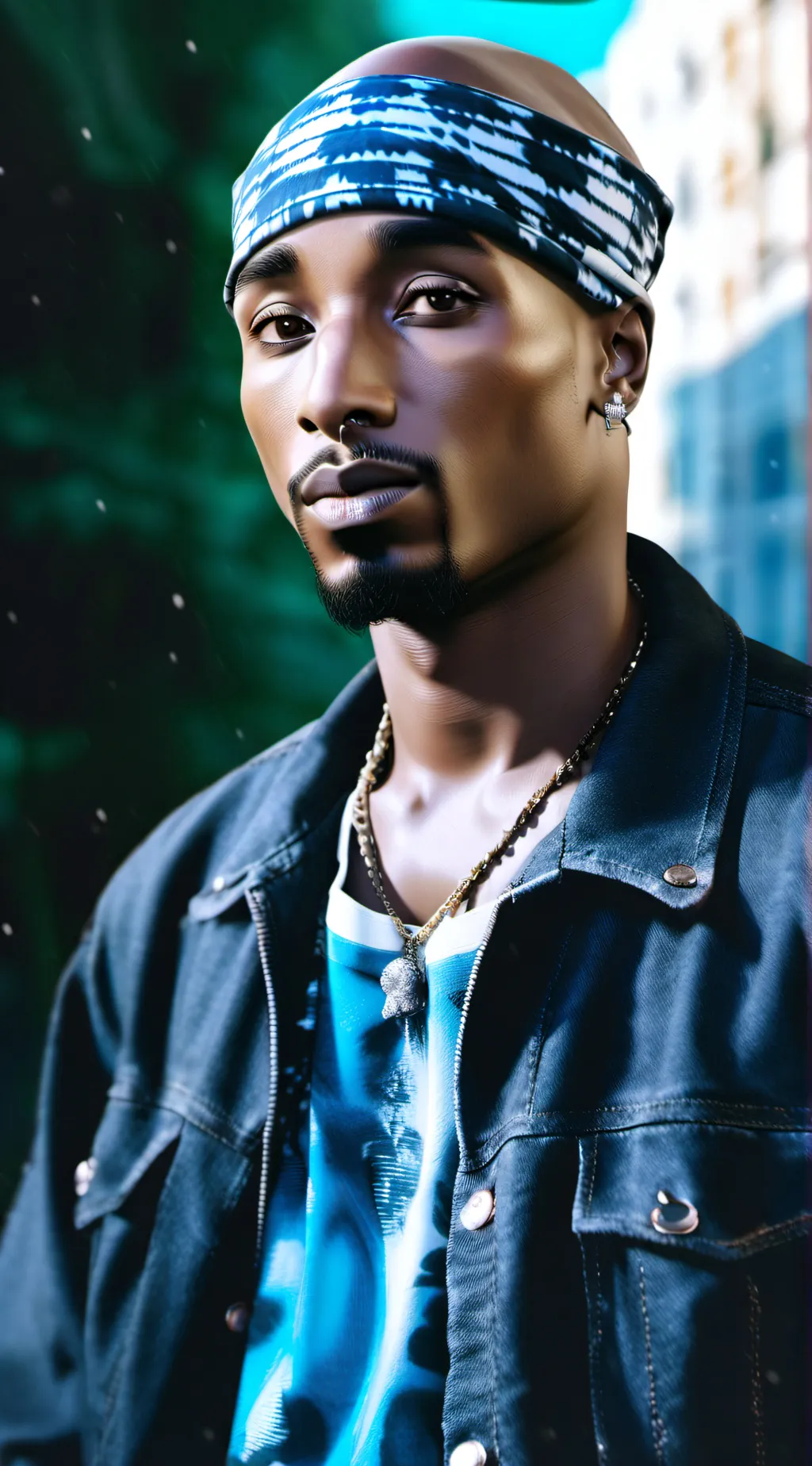 ai character: Tupac background