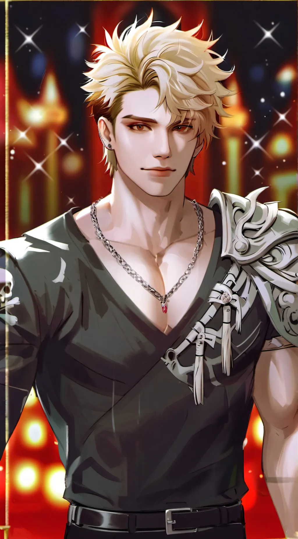 ai character: Bakugo Katsuki background