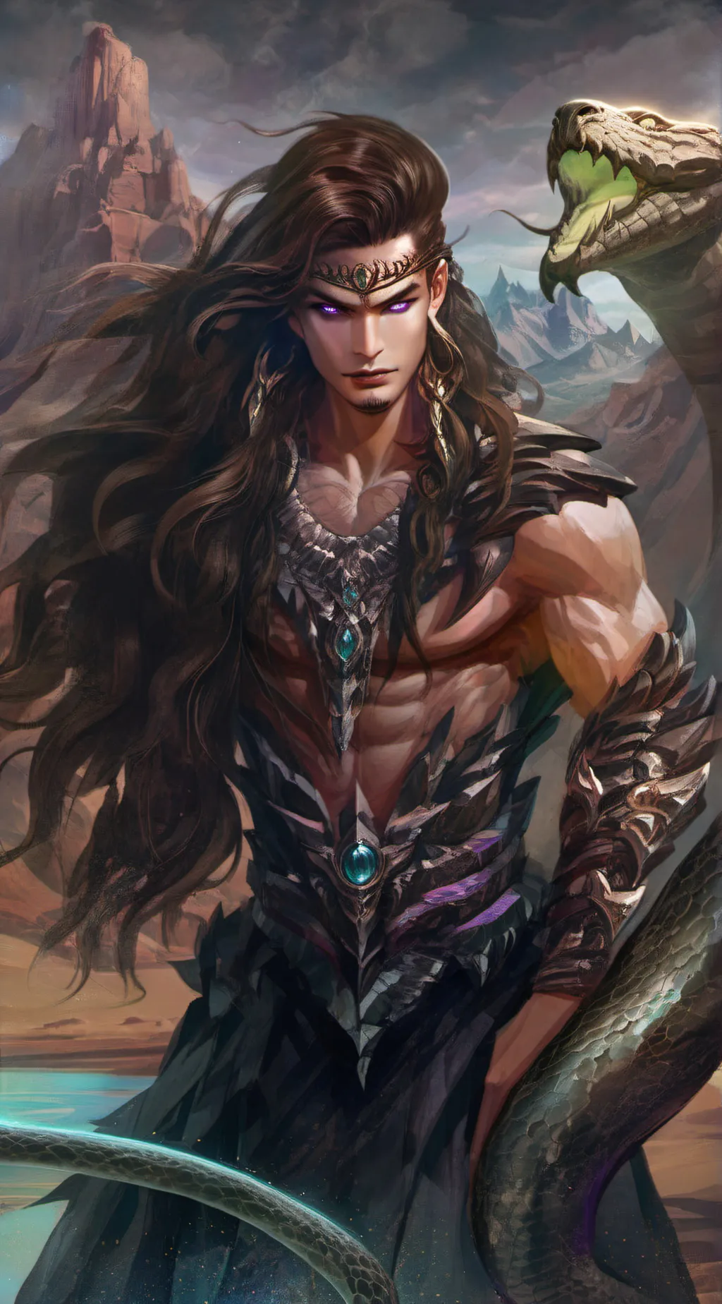 ai character: Jinbaro background