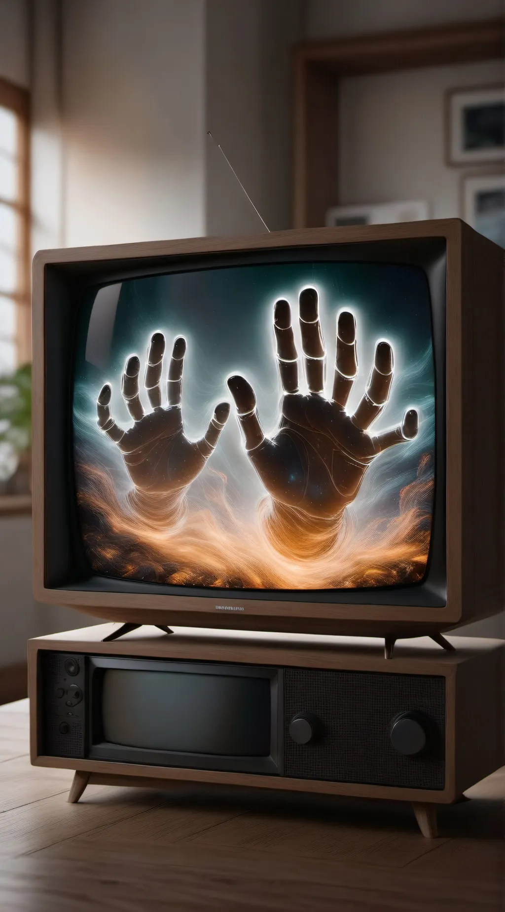 ai character: Master hand background