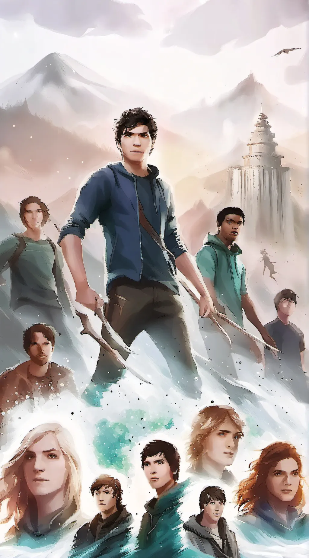 ai character: Pjo x hoo  background