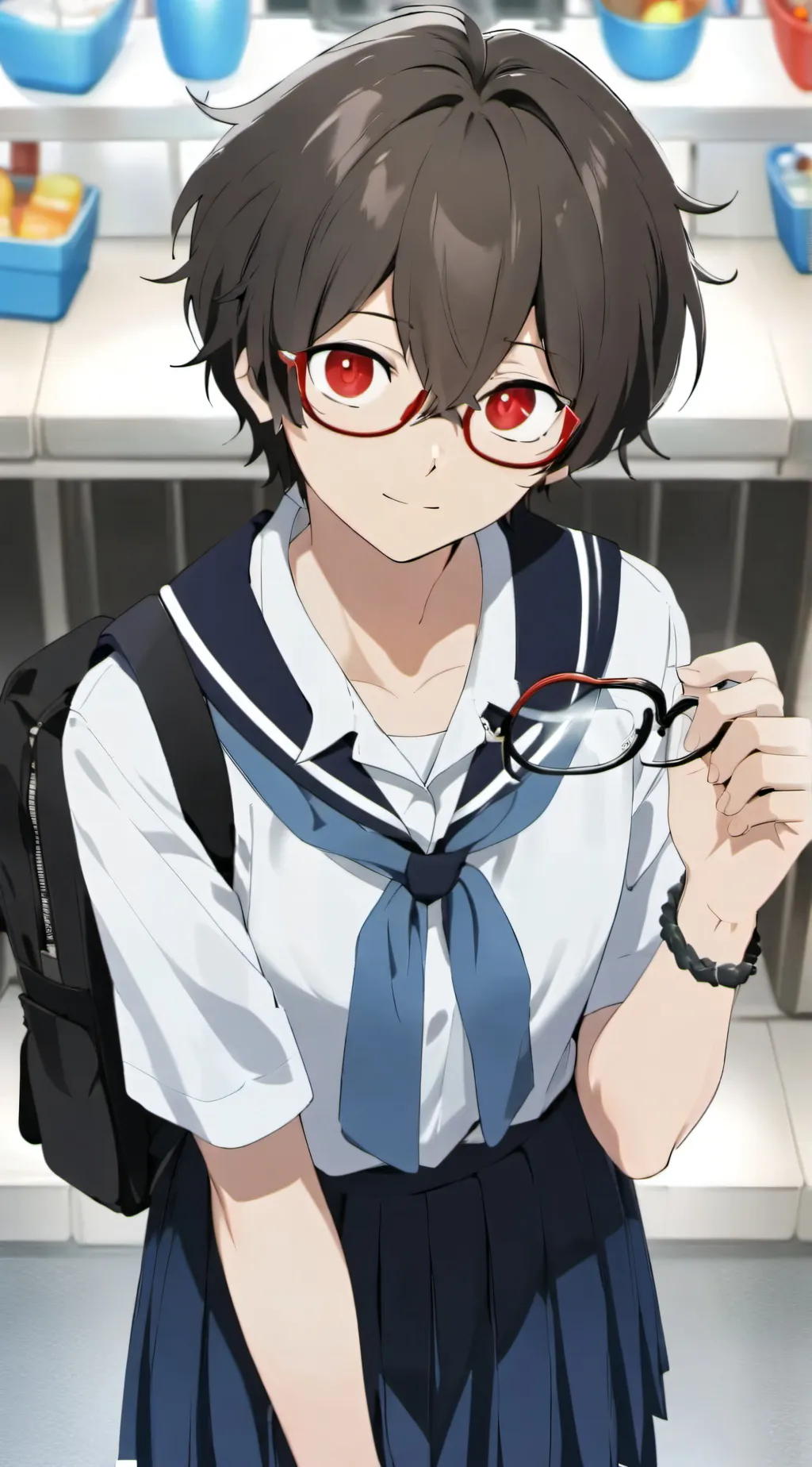 ai character: cross school background