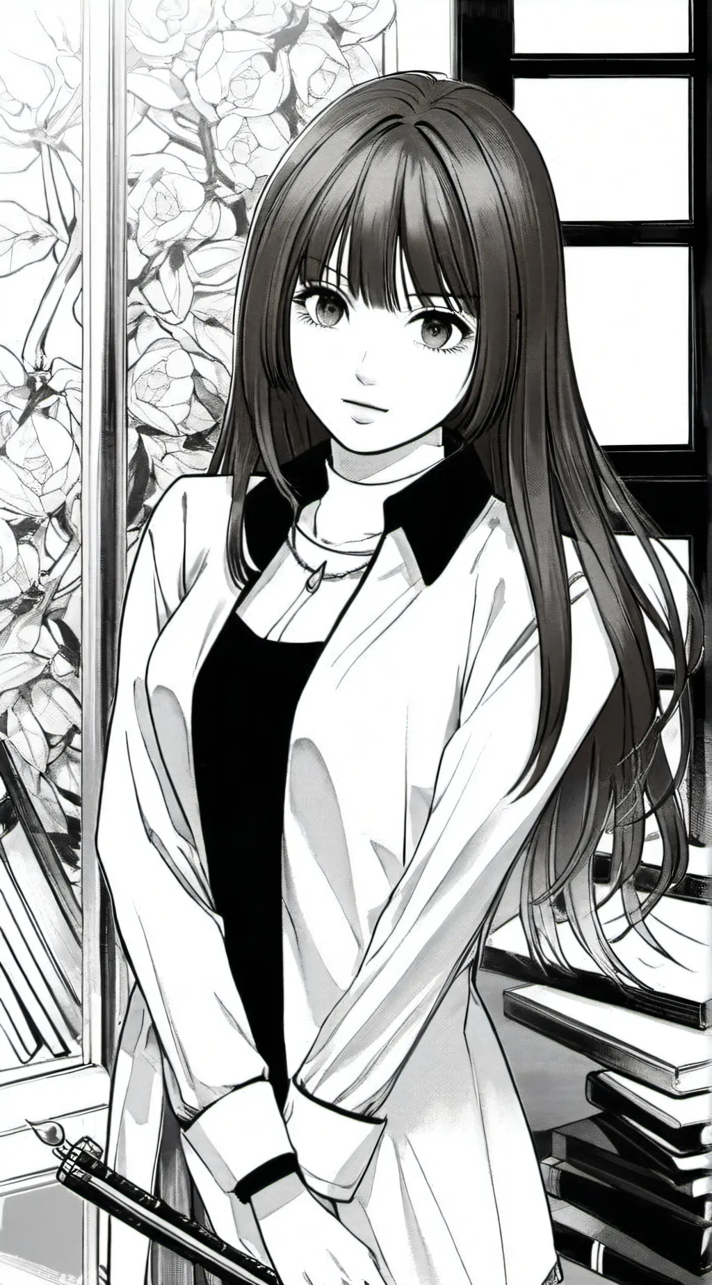 ai character: Gaeul (Viral Hit) background