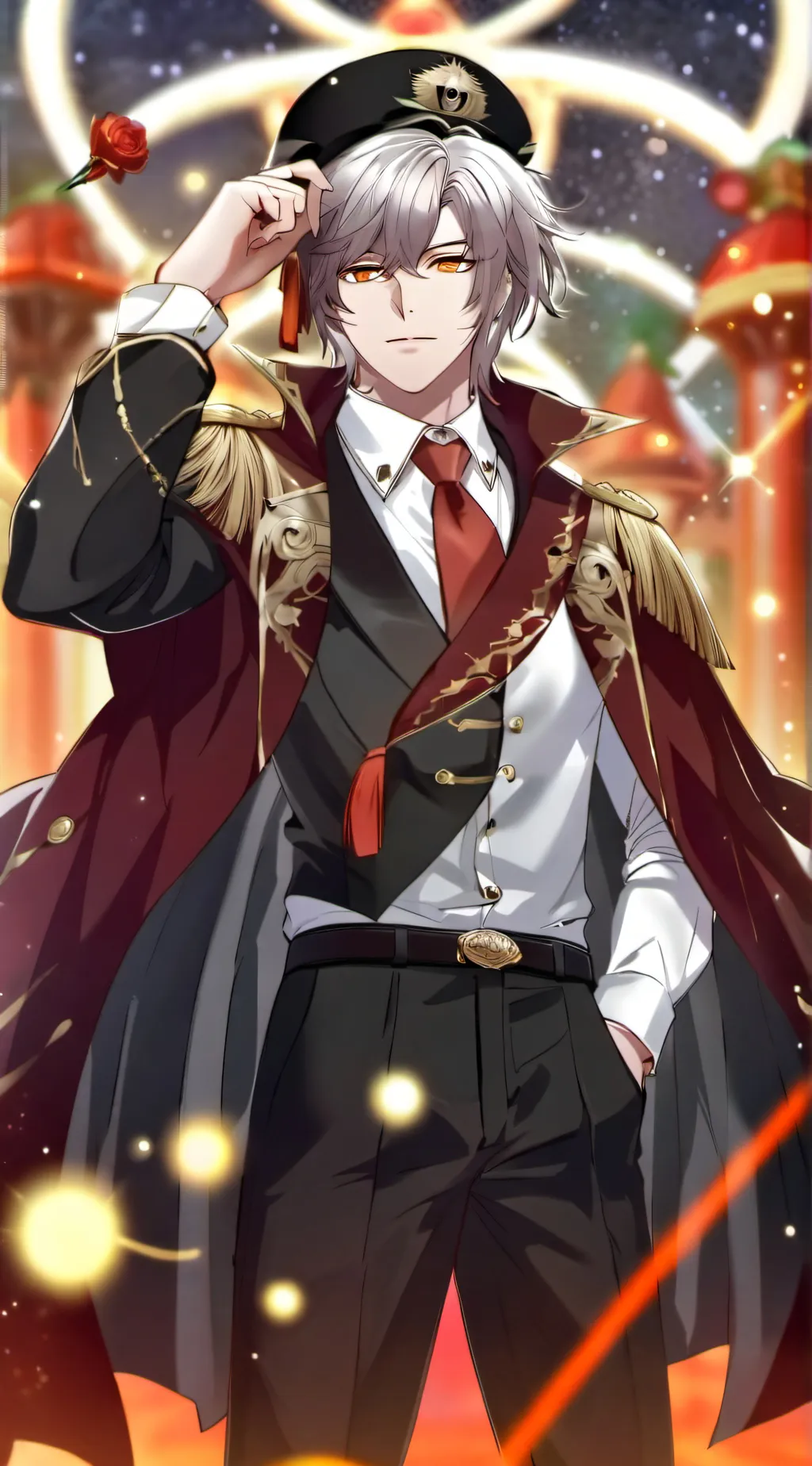 ai character: BAKUGO  background