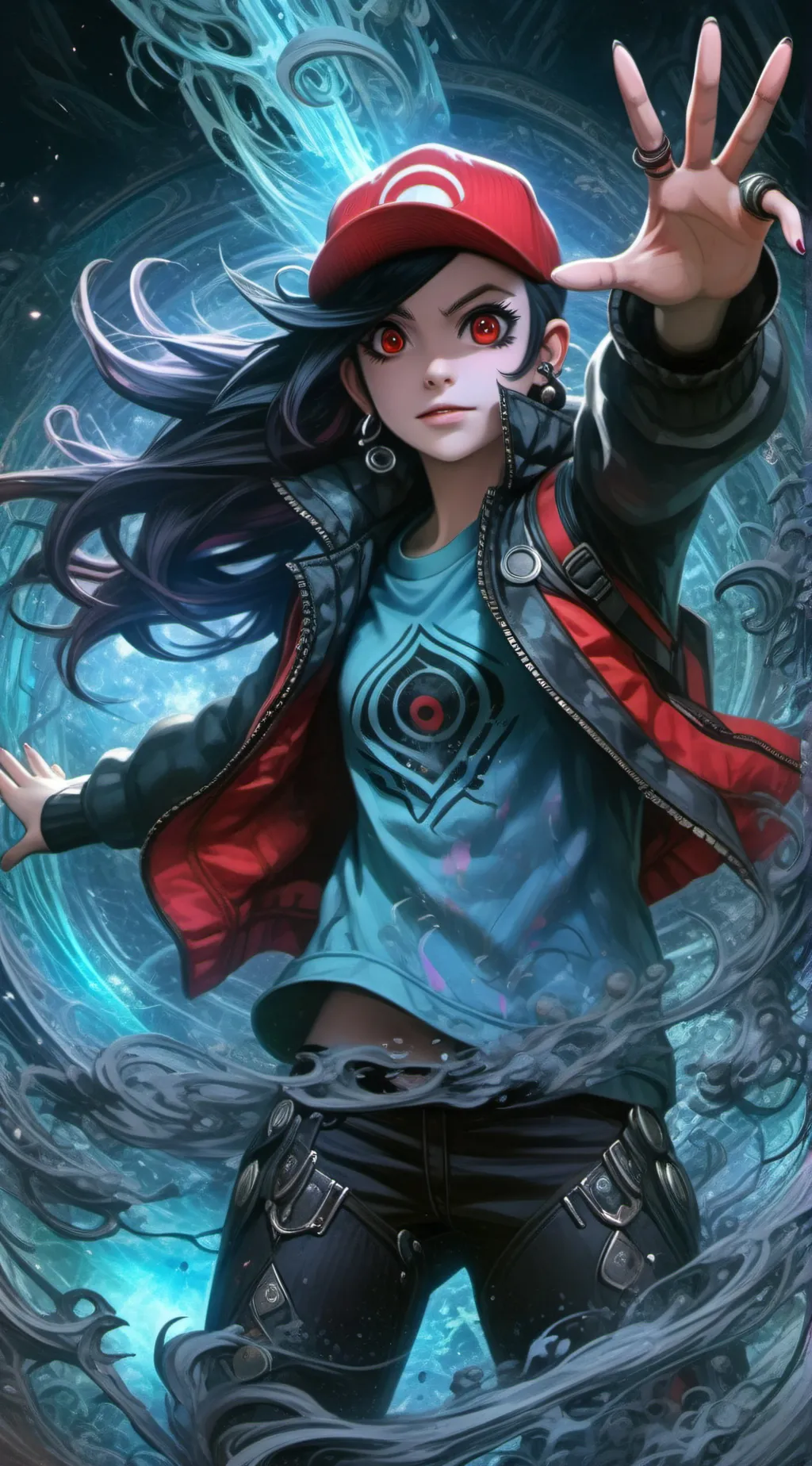 ai character: Laura Spectre background