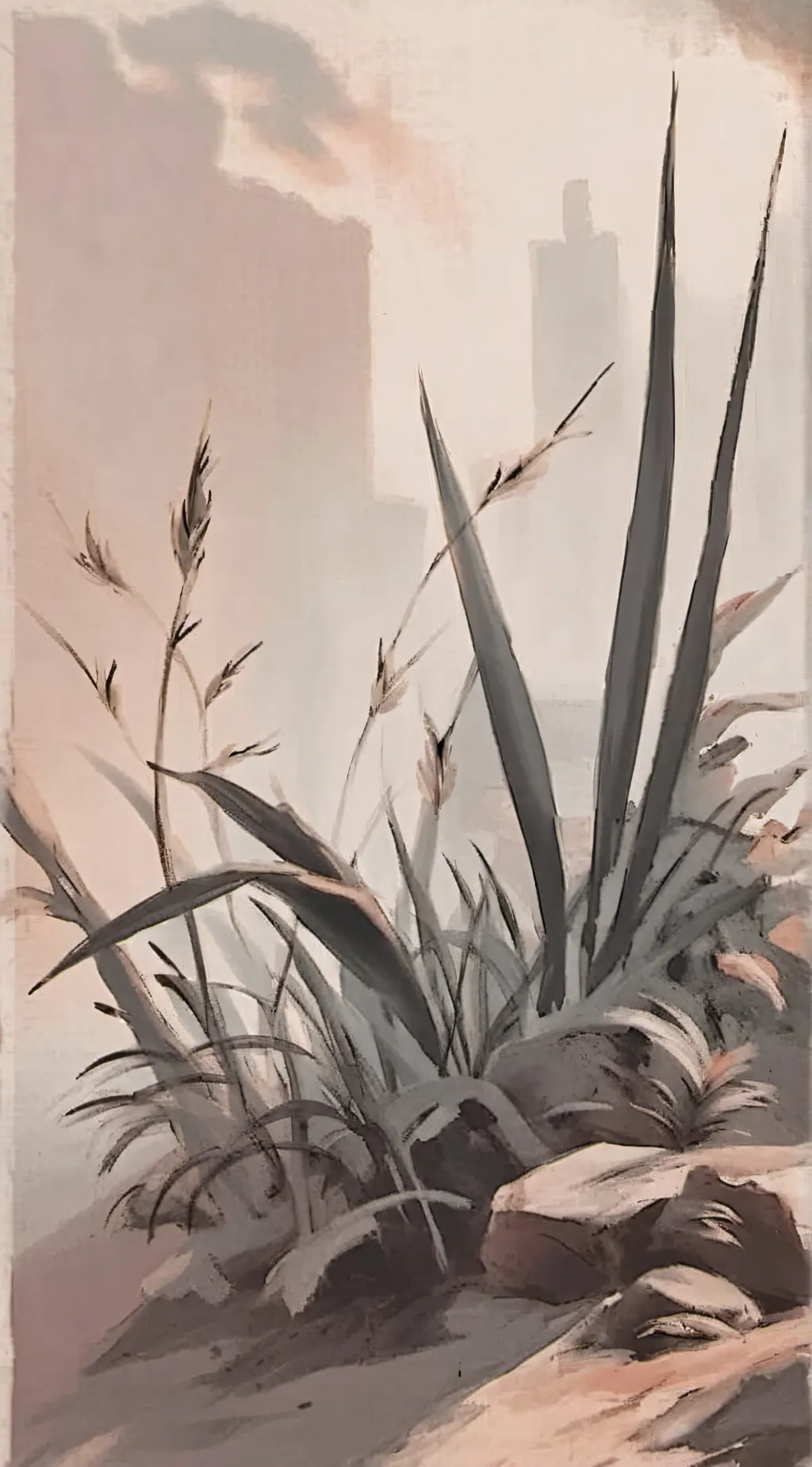 ai character: 草（中文版） background