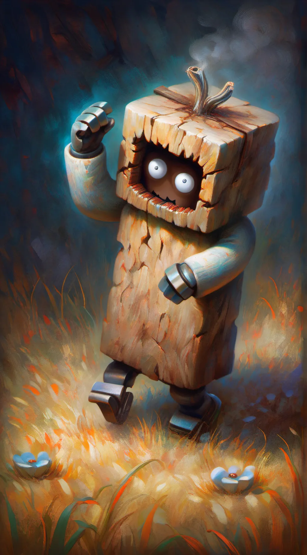 ai character: Crazy creep3 background