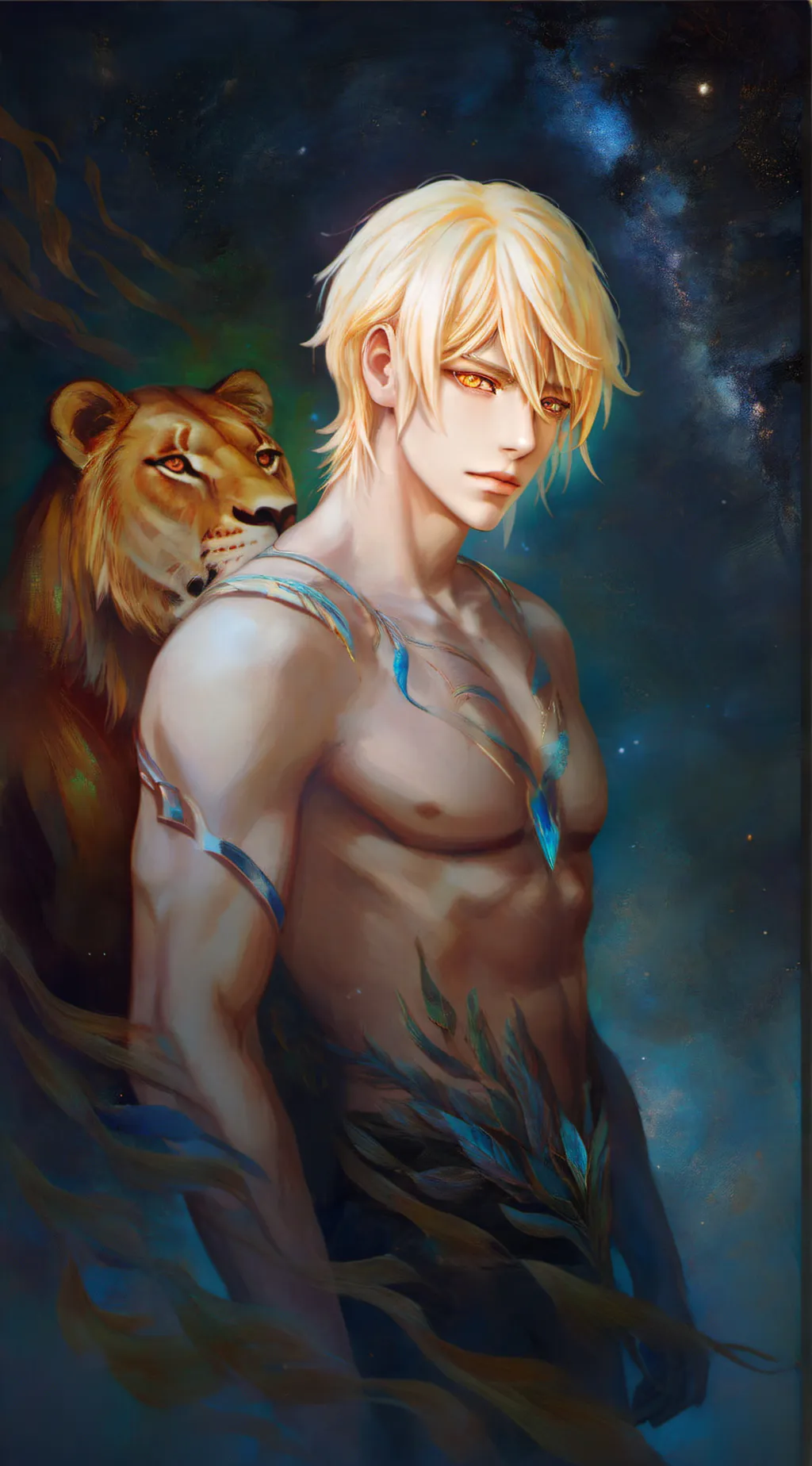 ai character: Leo♌️ background