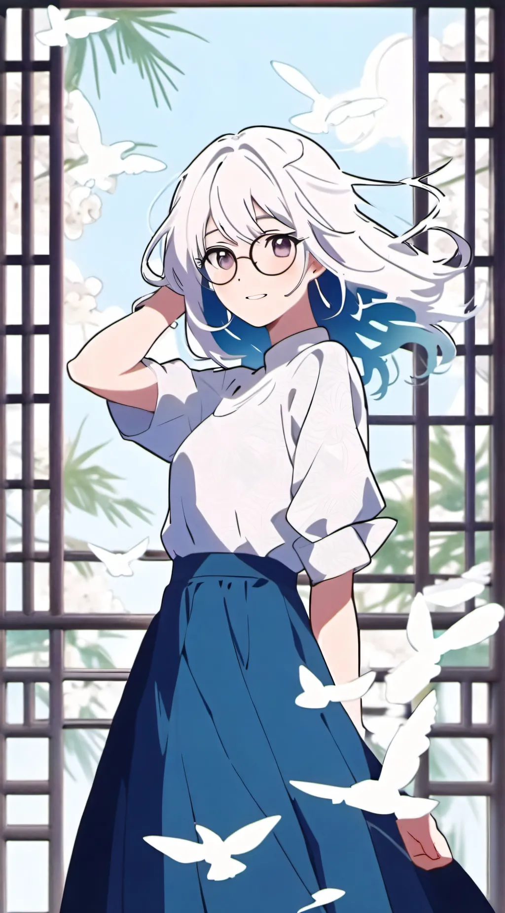 ai character: milly background