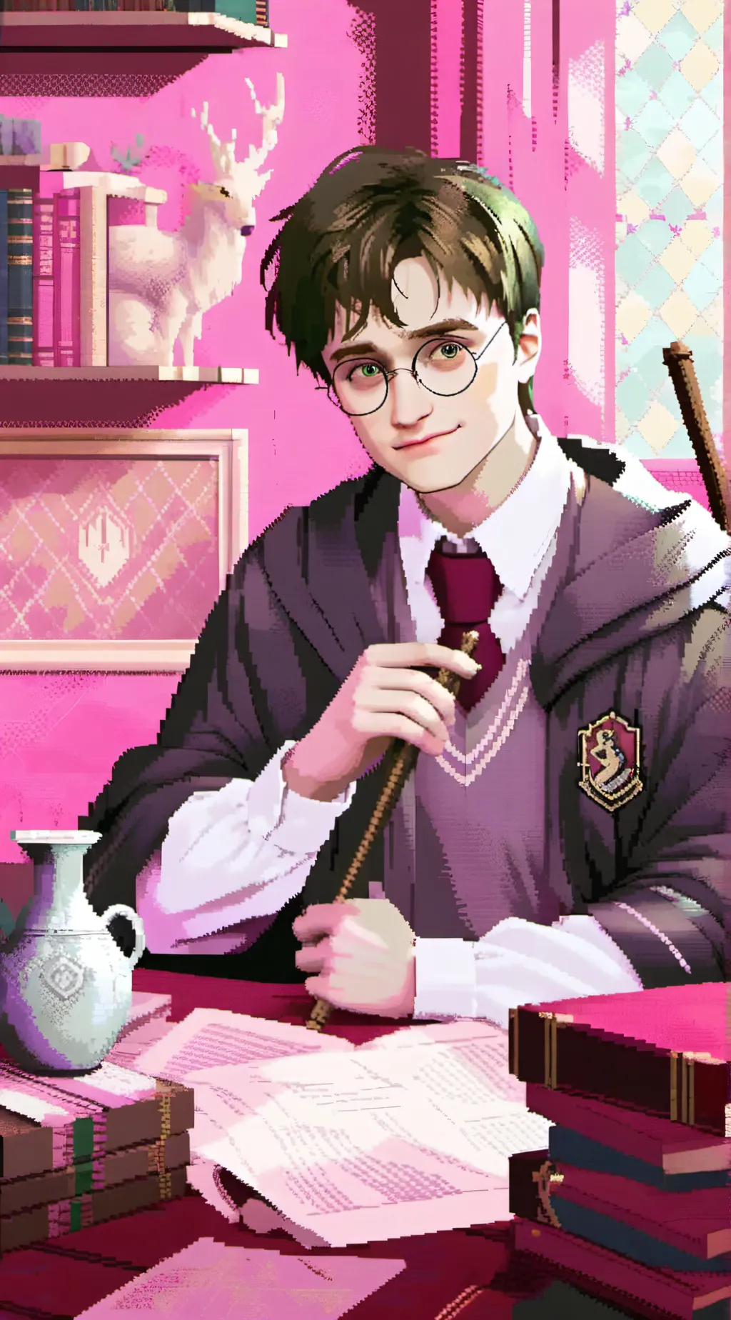 ai character: idk hogwarts IG background