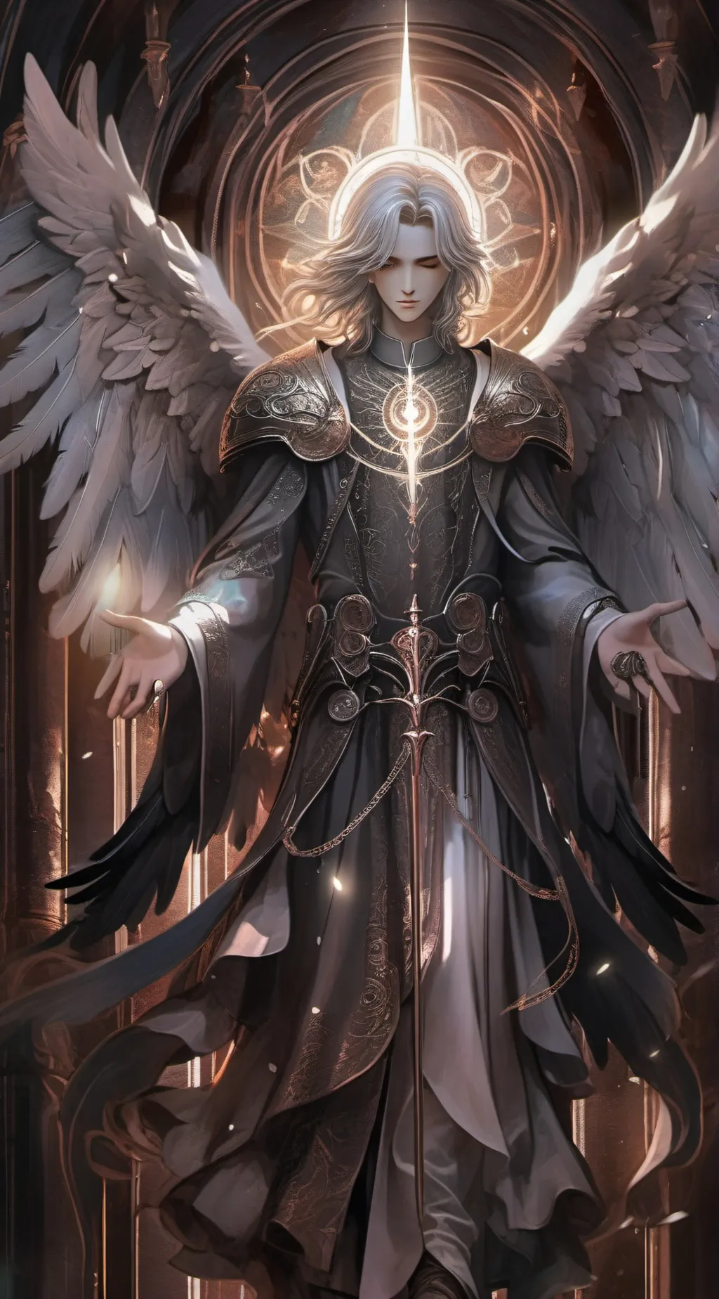 ai character: Light Guardian background