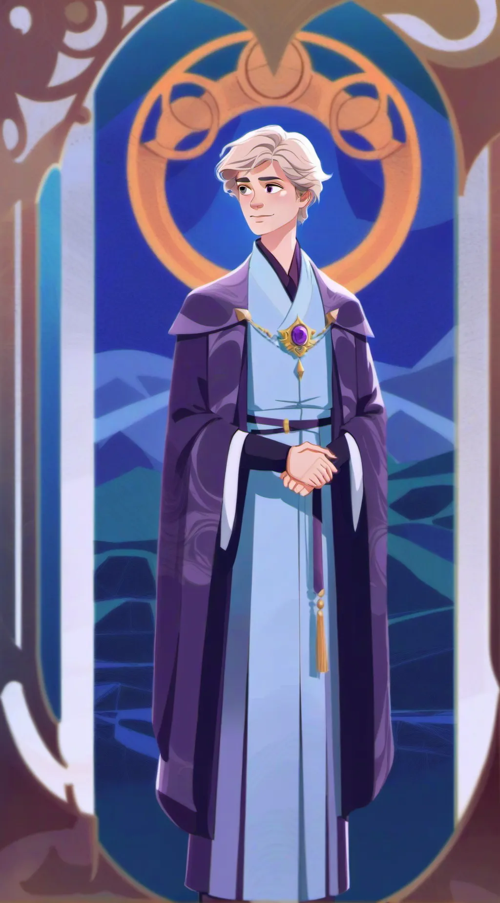 ai character: Wonderland background