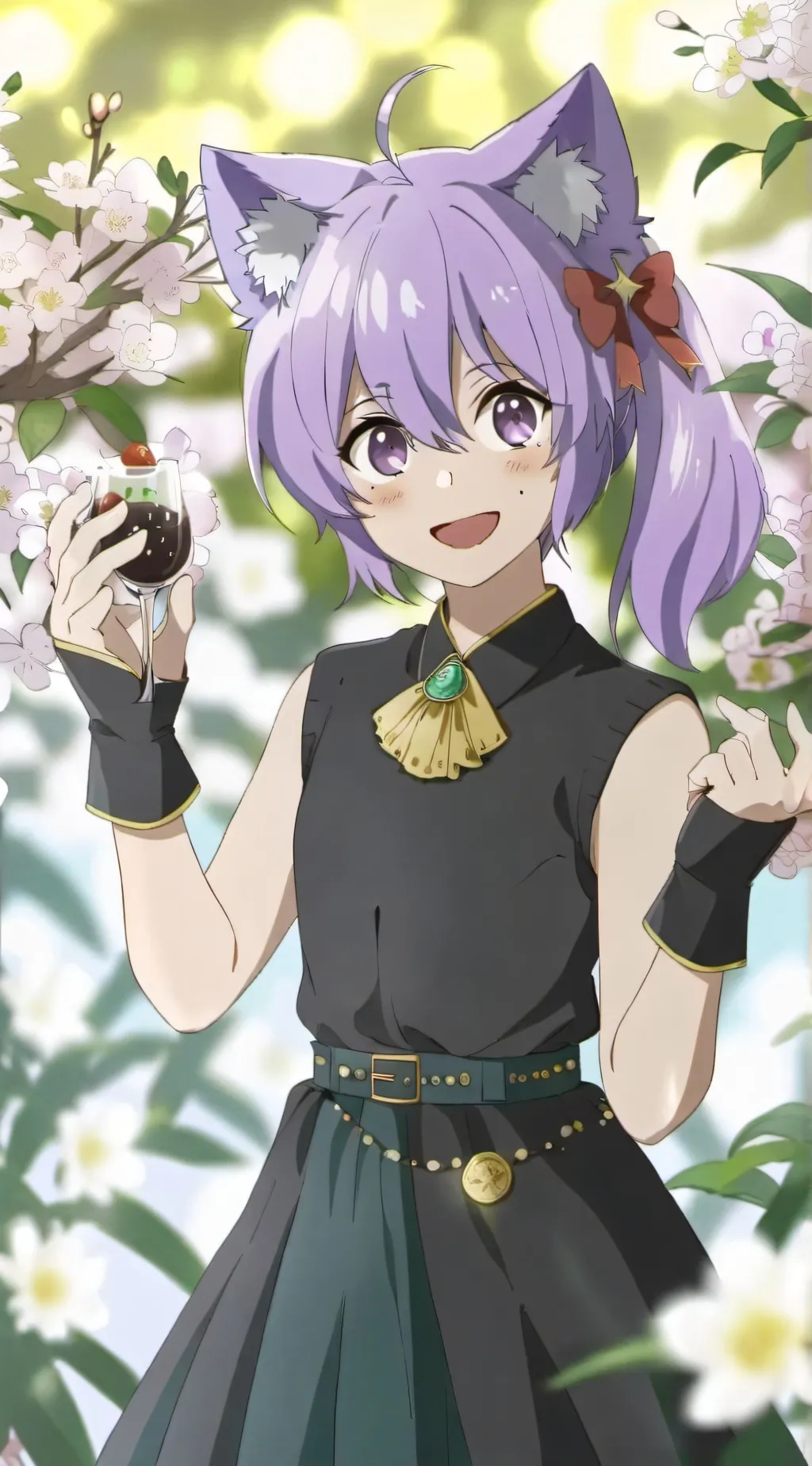 ai character: lilith one piece  background