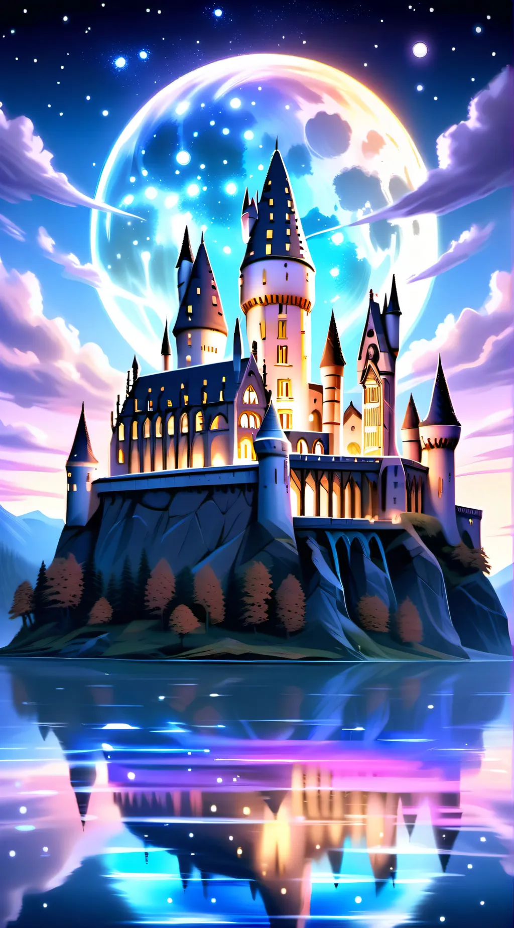 ai character: Hogwarts background