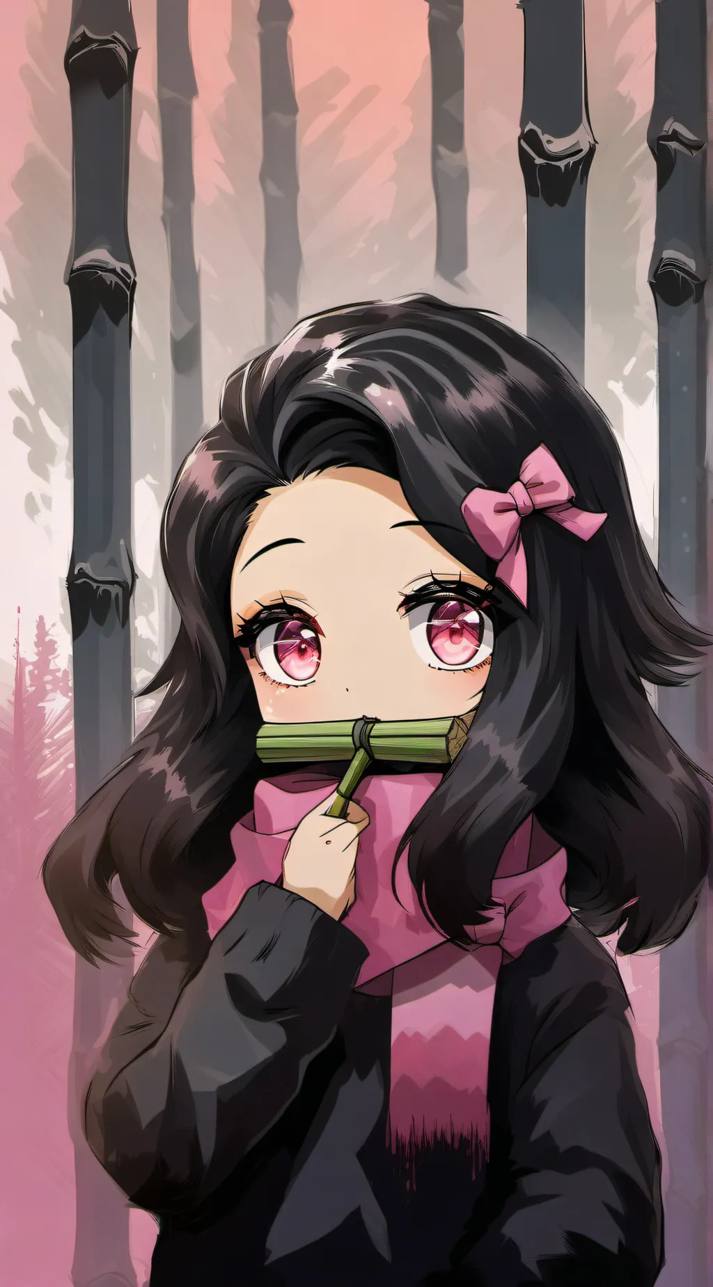 ai character: demon slayer background