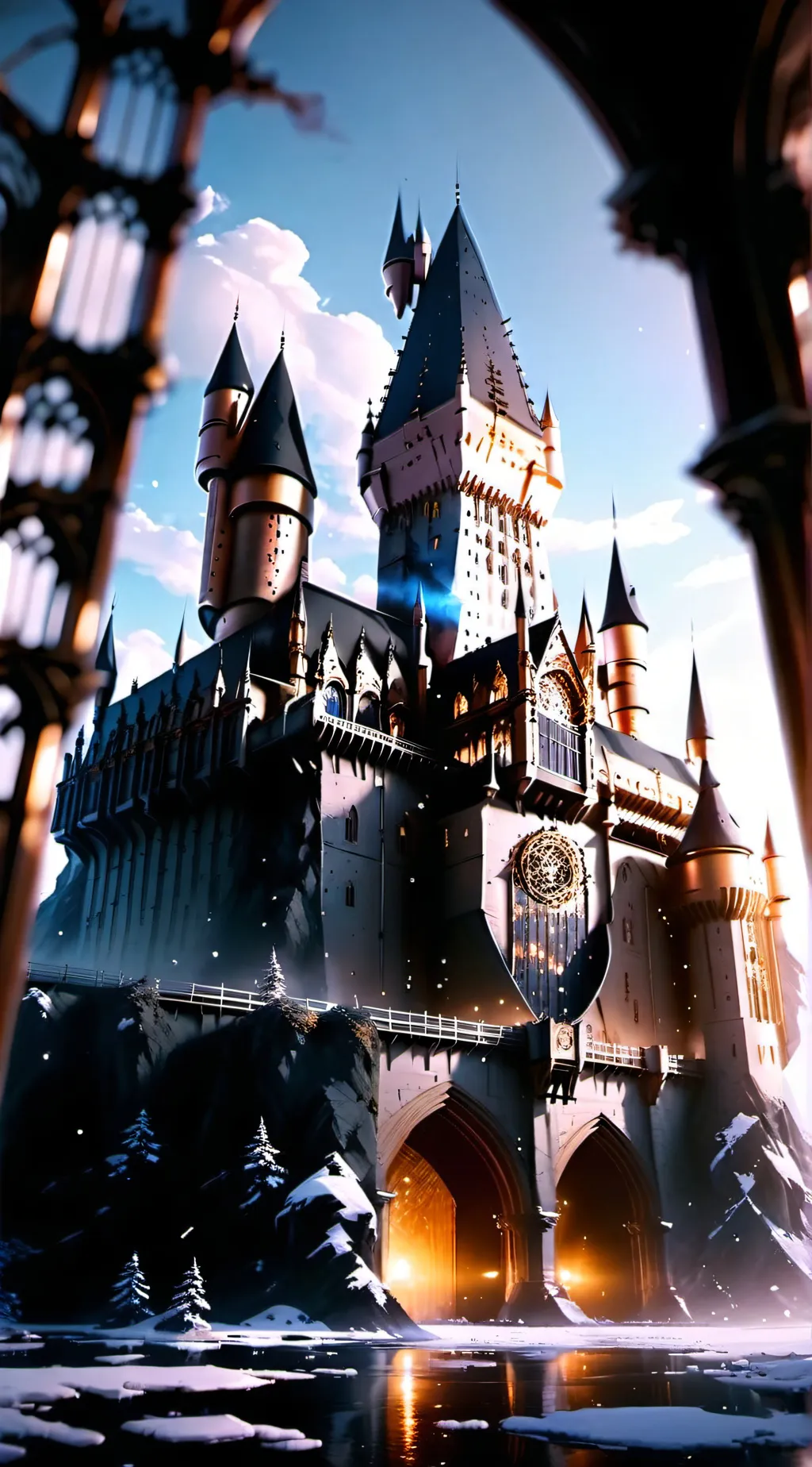 ai character: Hogwarts background