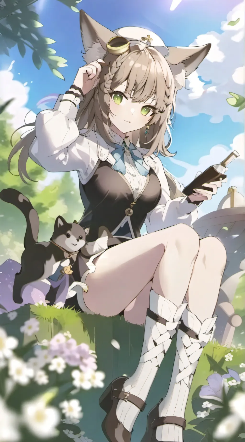 ai character: Miki-Miki background