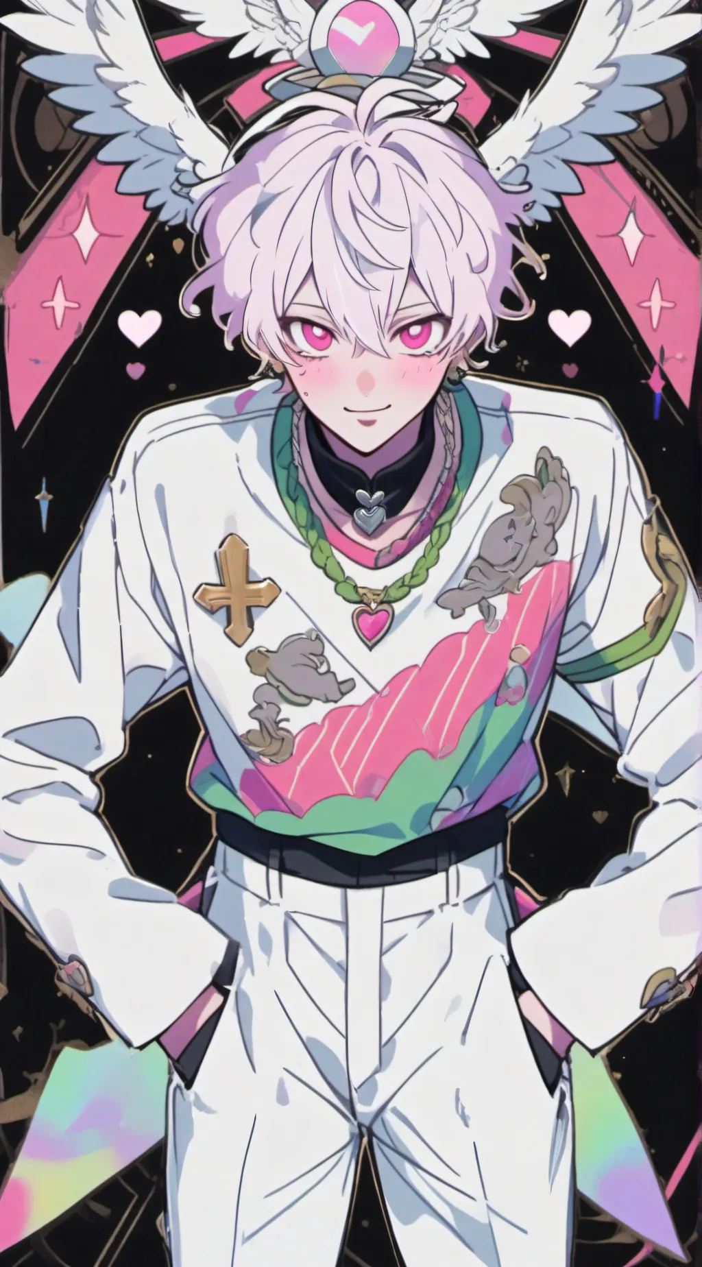 ai character: Angel D (HH)  background