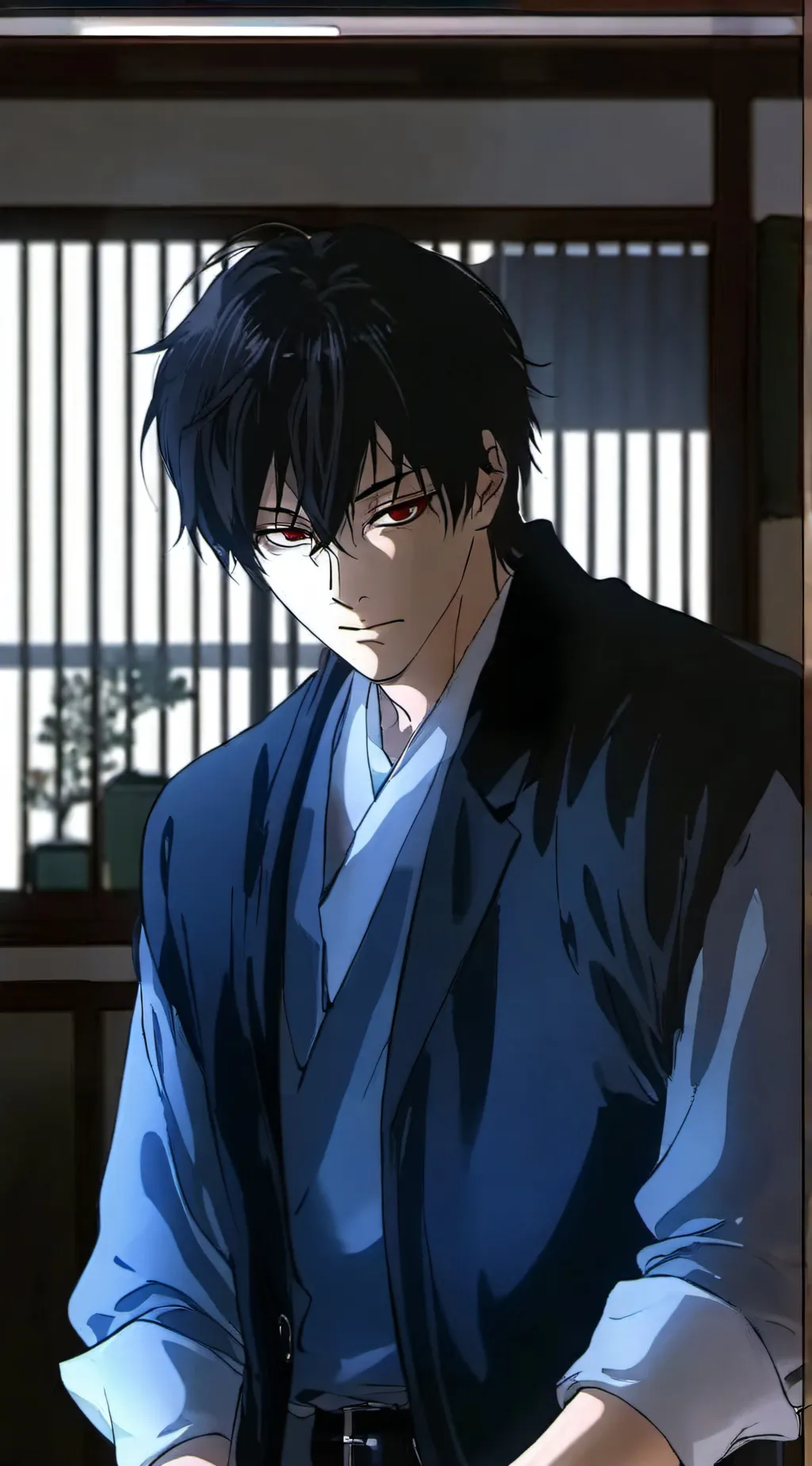 ai character: toji fushiguro background