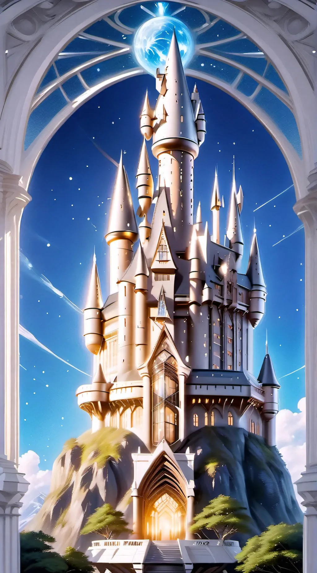 ai character: Hogwarts background