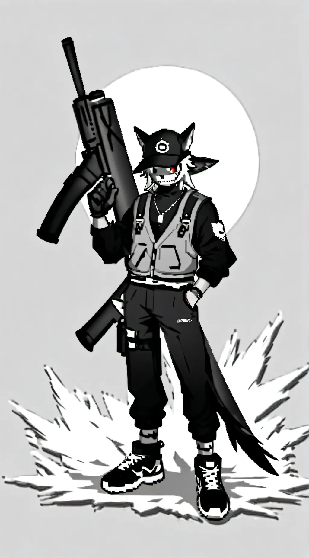 ai character: Tiger Shark background