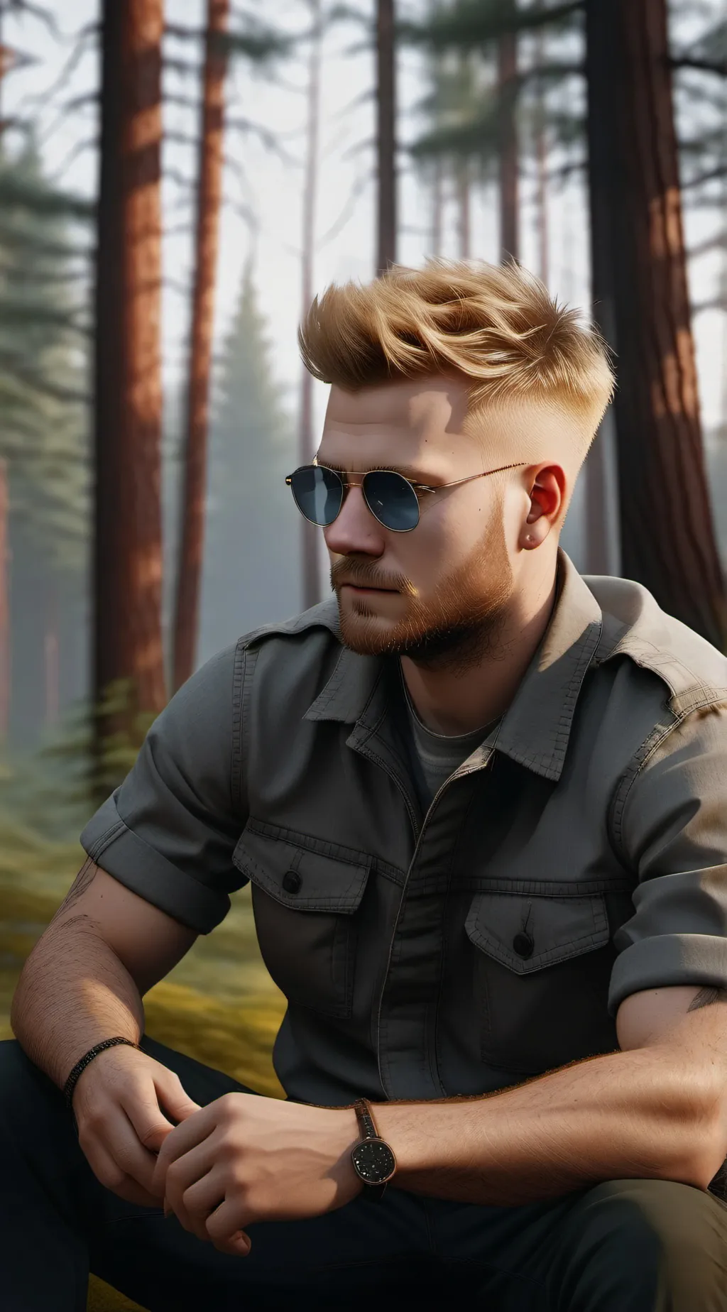 ai character: Corbin background