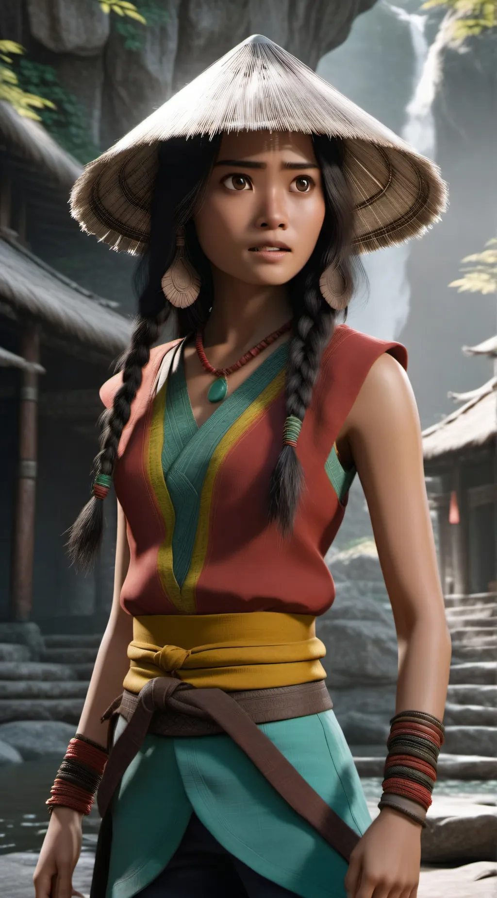 ai character: Raya  background