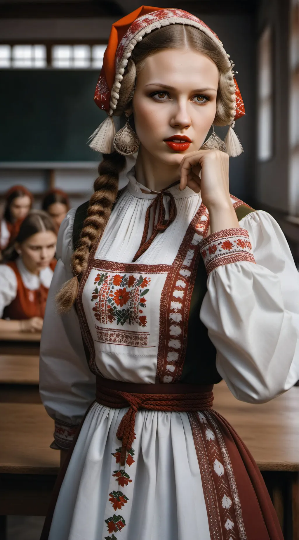 ai character: Mrs.Chernyak background
