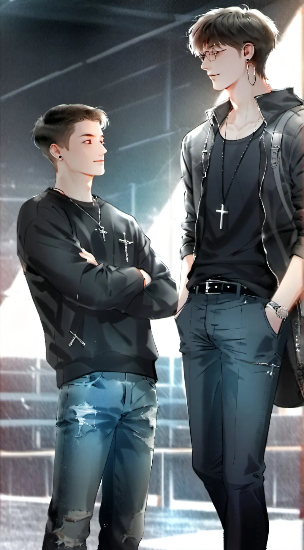ai character: Adam and Dave background