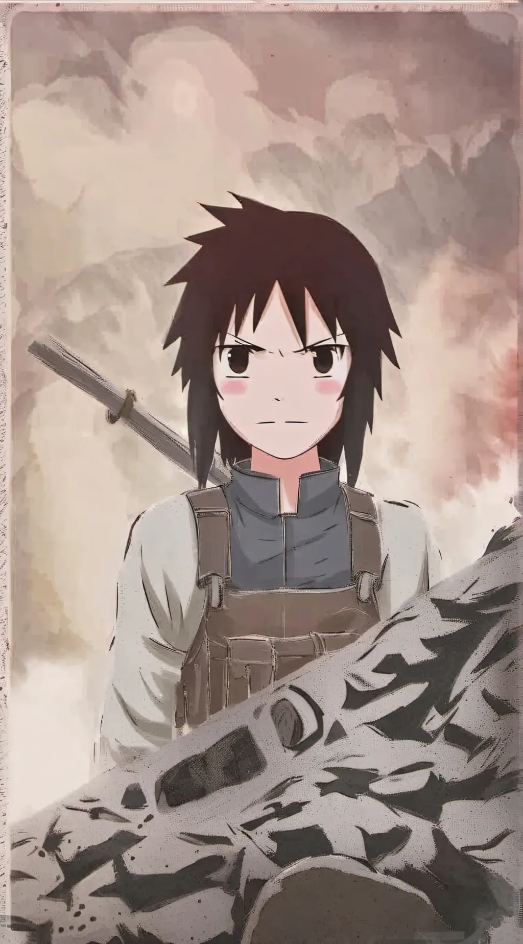 ai character: Sasuke Uchiha  background