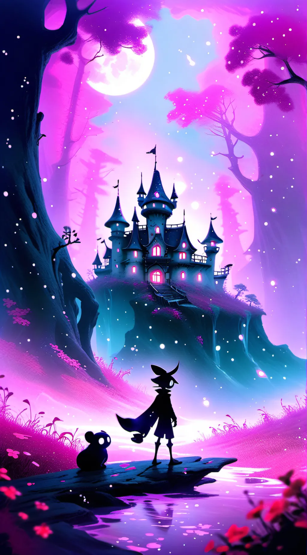 ai character: Hazbin Hotel  background