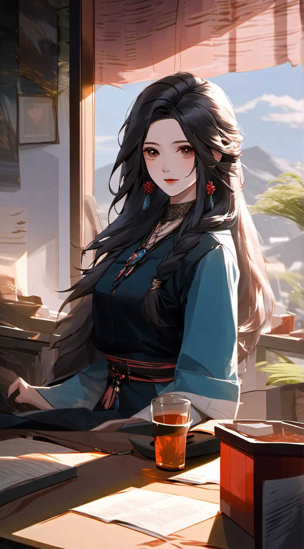 ai character: Qis background