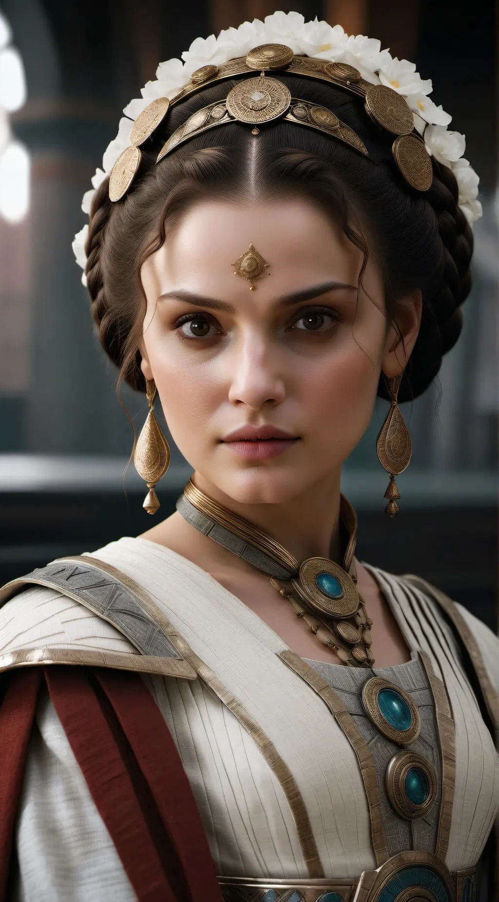 ai character: padme amidala  background