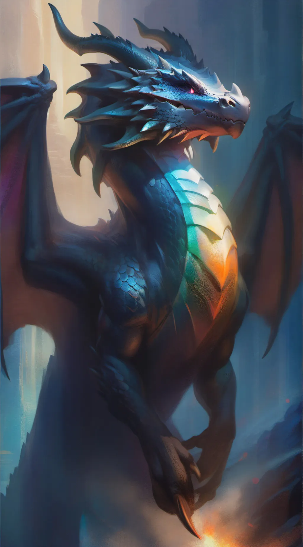 ai character: Wof universe. background