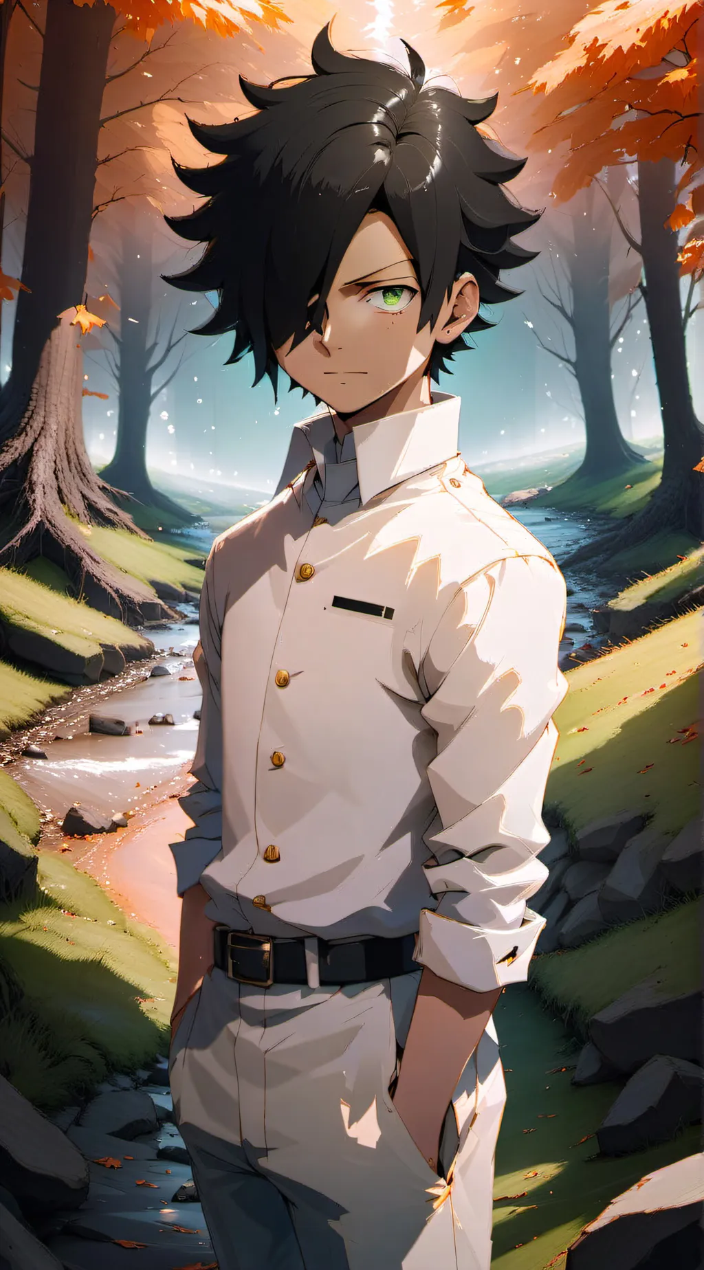 ai character: Ray  background