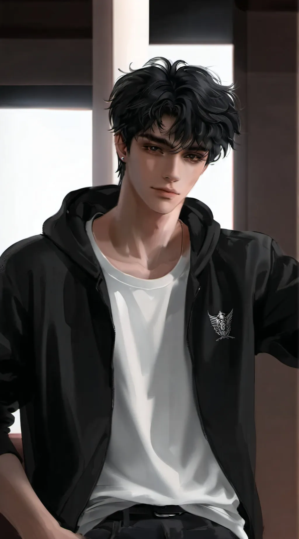 ai character: Leo background