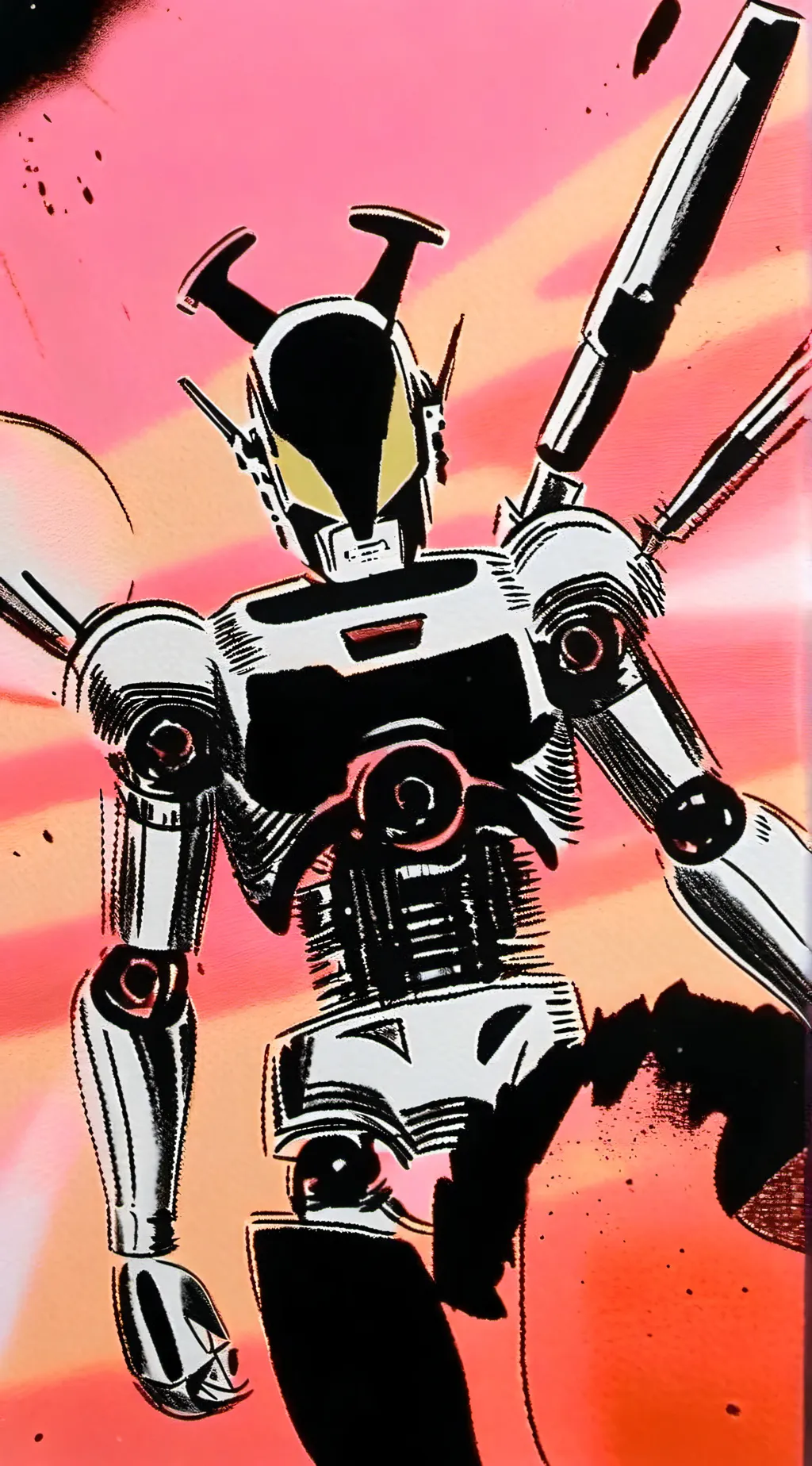 ai character: Roboted bot background
