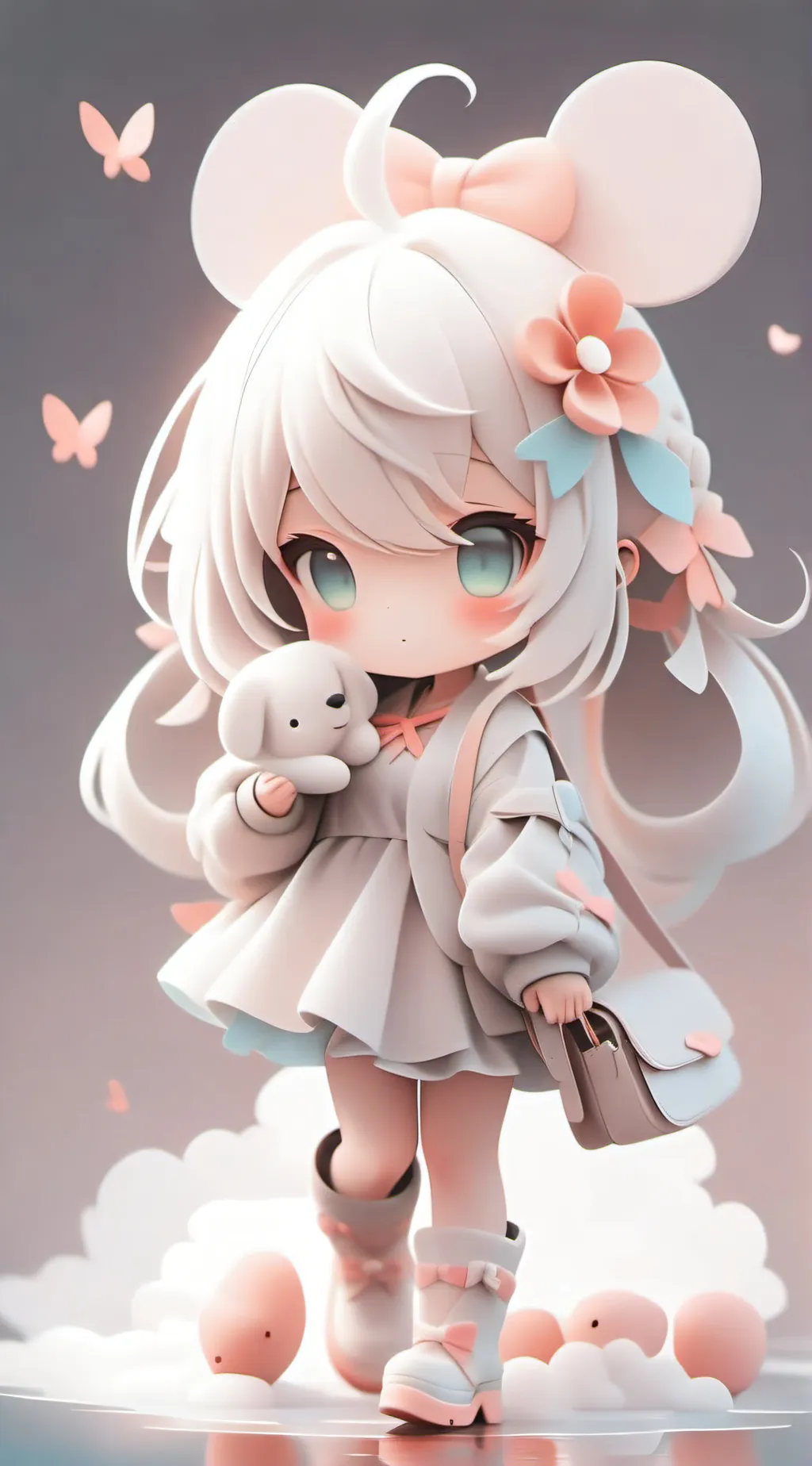 ai character: Miss Circle background