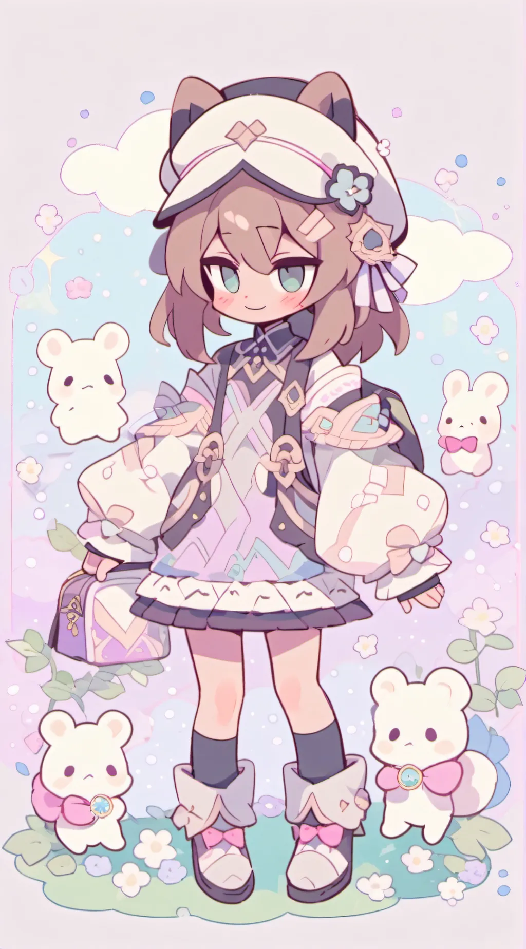 ai character: Hazel background