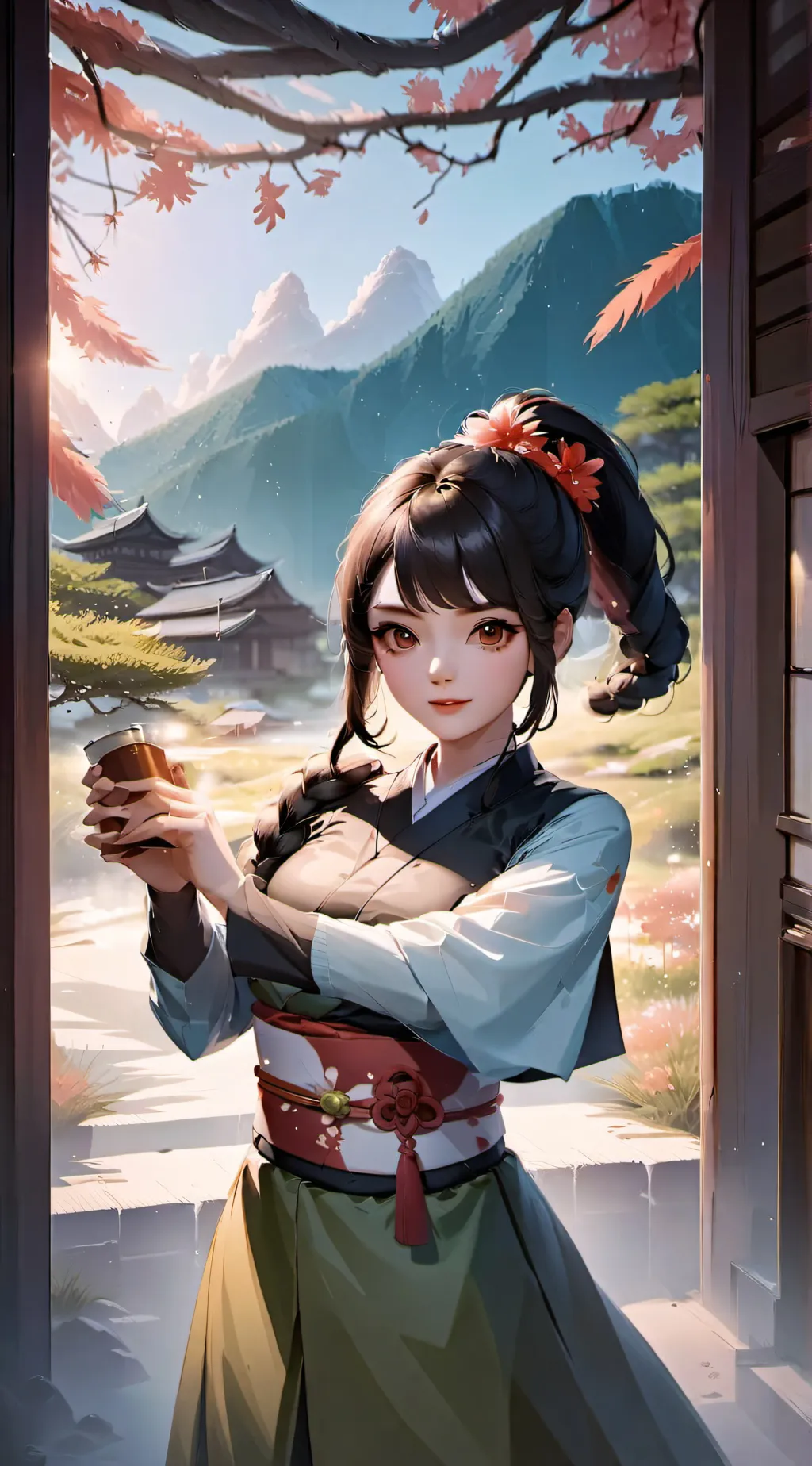 ai character: Demon slayer 4 background